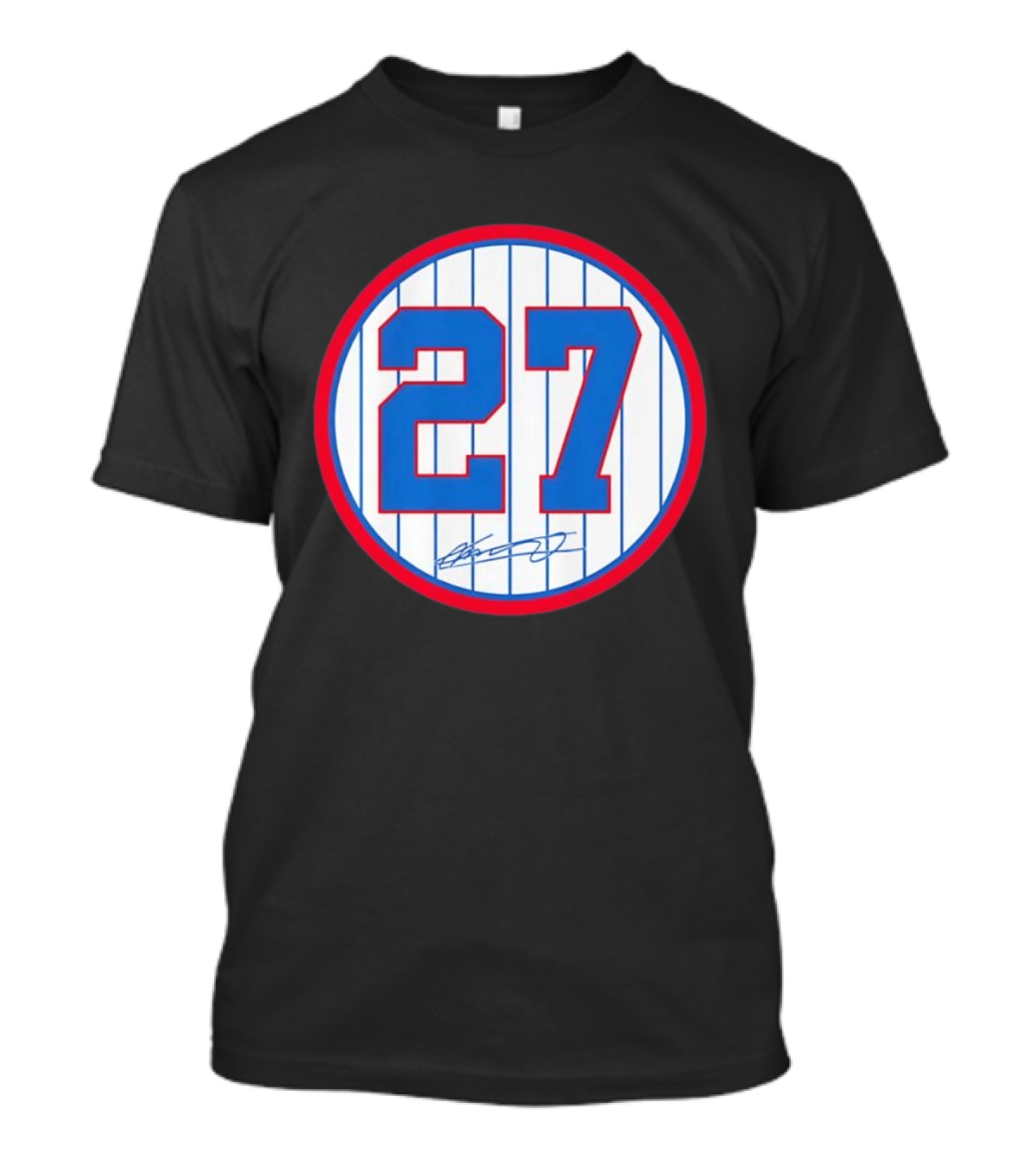 Vladimir Guerrero Number 27 Montreal Expos Team Signed Jersey Patch T-Shirt