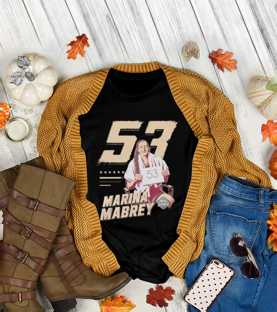 Marina Mabrey 53 Notre Dame Fighting Irish Basketball T-Shirt