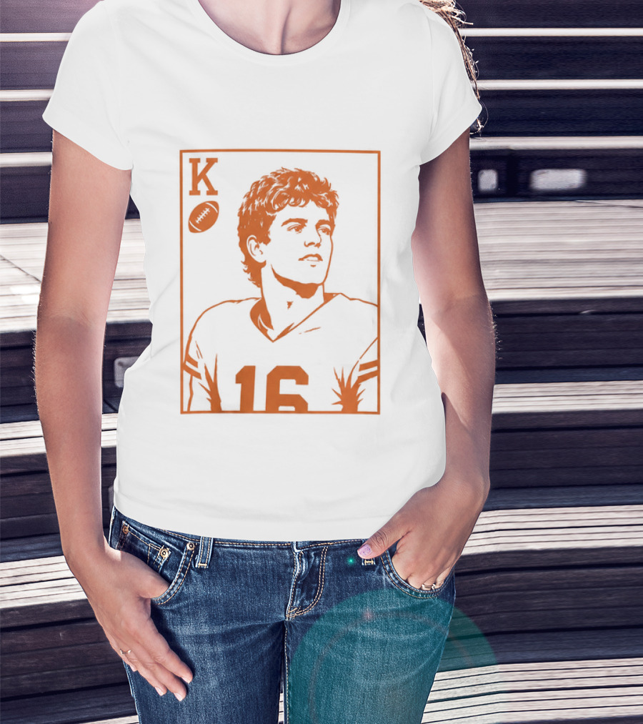 Arch Manning KO Football Card 16 T-Shirt
