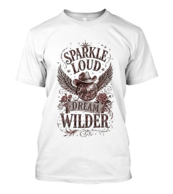 Dolly Parton Sparkle Loud Dream Wilder Vintage Western T-Shirt
