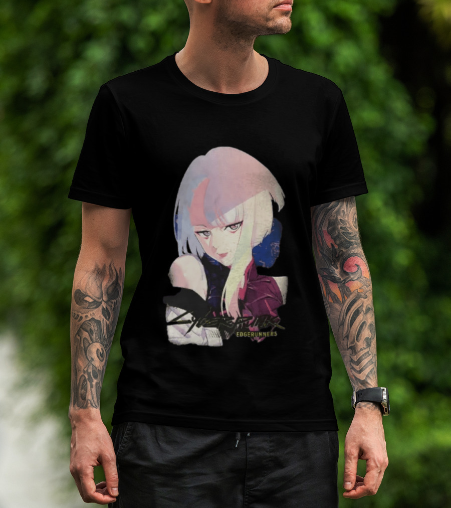 Cyberpunk Edgerunners Lucyna Kushinada Colorful Anime T-Shirt
