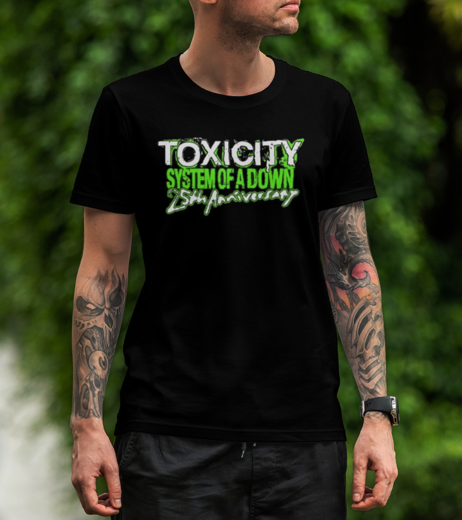 Toxicity System Of A Down 25th Anniversary T-Shirt