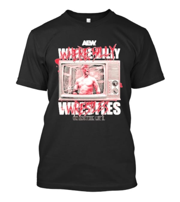 AEW Where Billy Wrestles TV Cage Match T-Shirt