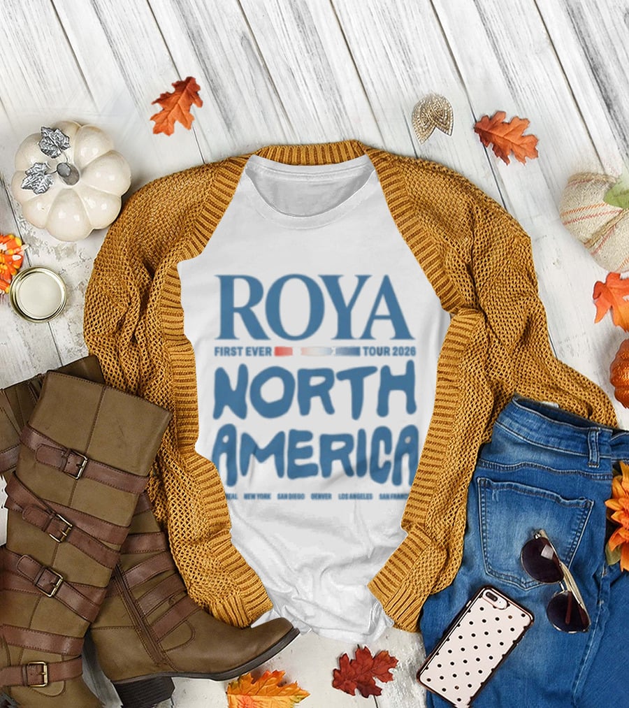 ROYA Store Tour North America 2026 T-Shirt