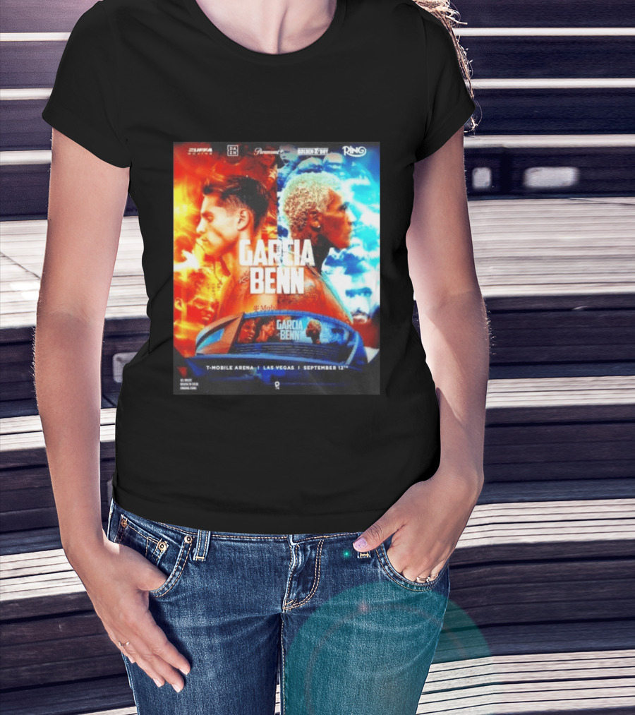 Garcia Vs Benn Live Fight DAZN Mobile Arena Las Vegas September 12th T-Shirt