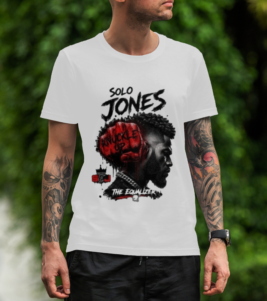 Solo Jones Knuckle Up The Equalizer Red Fist T-Shirt