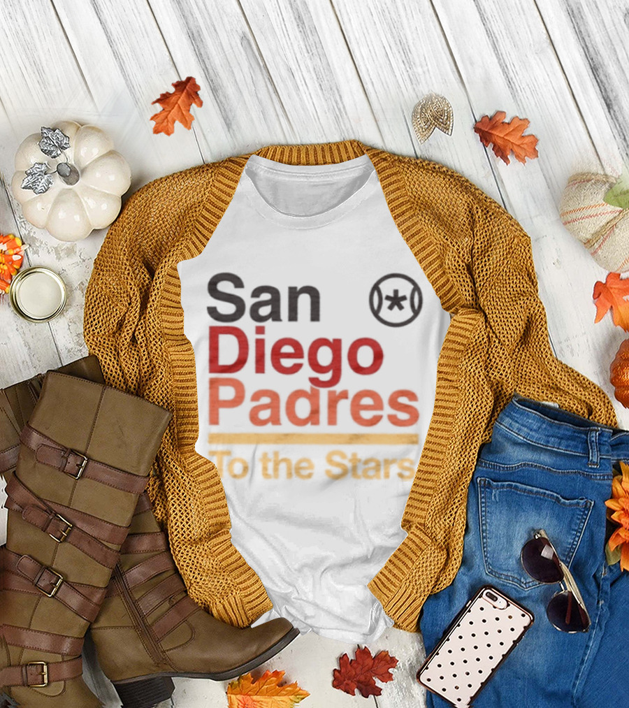 San Diego Padres To The Stars TTS X Homage Classic Ash T-Shirt