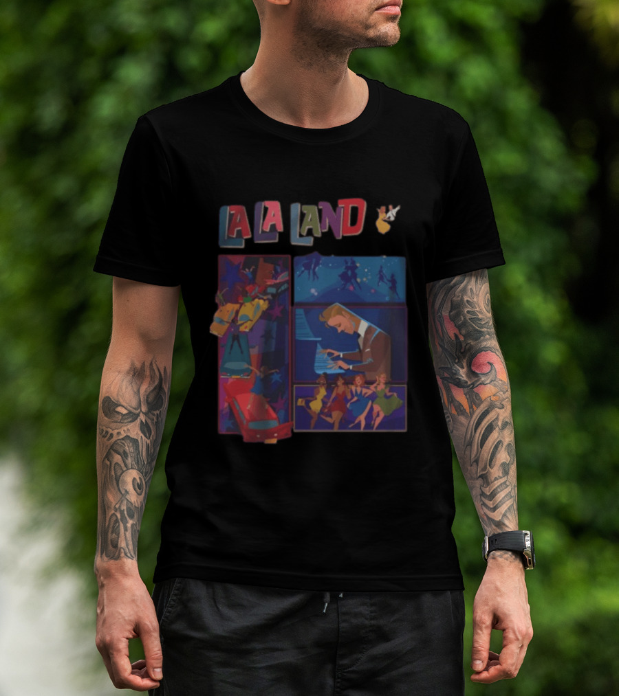La La Land Vignettes Piano Dance Scenes Lionsgate Store T-Shirt