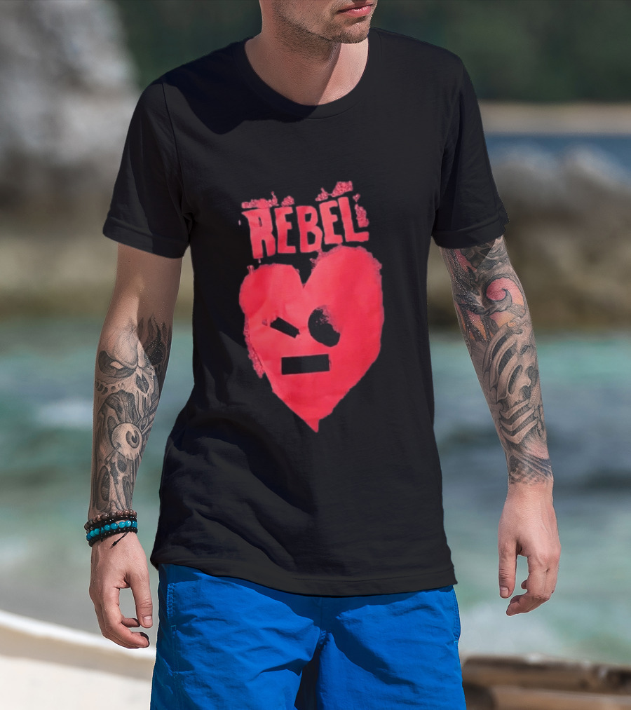 Rebel Heart Spray Paint Street T-Shirt