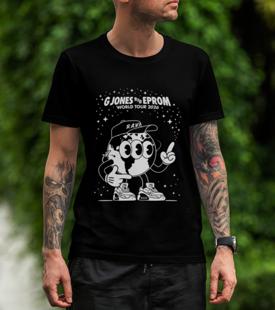 G Jones Eprom World Tour 2023 RAM Earth T-Shirt