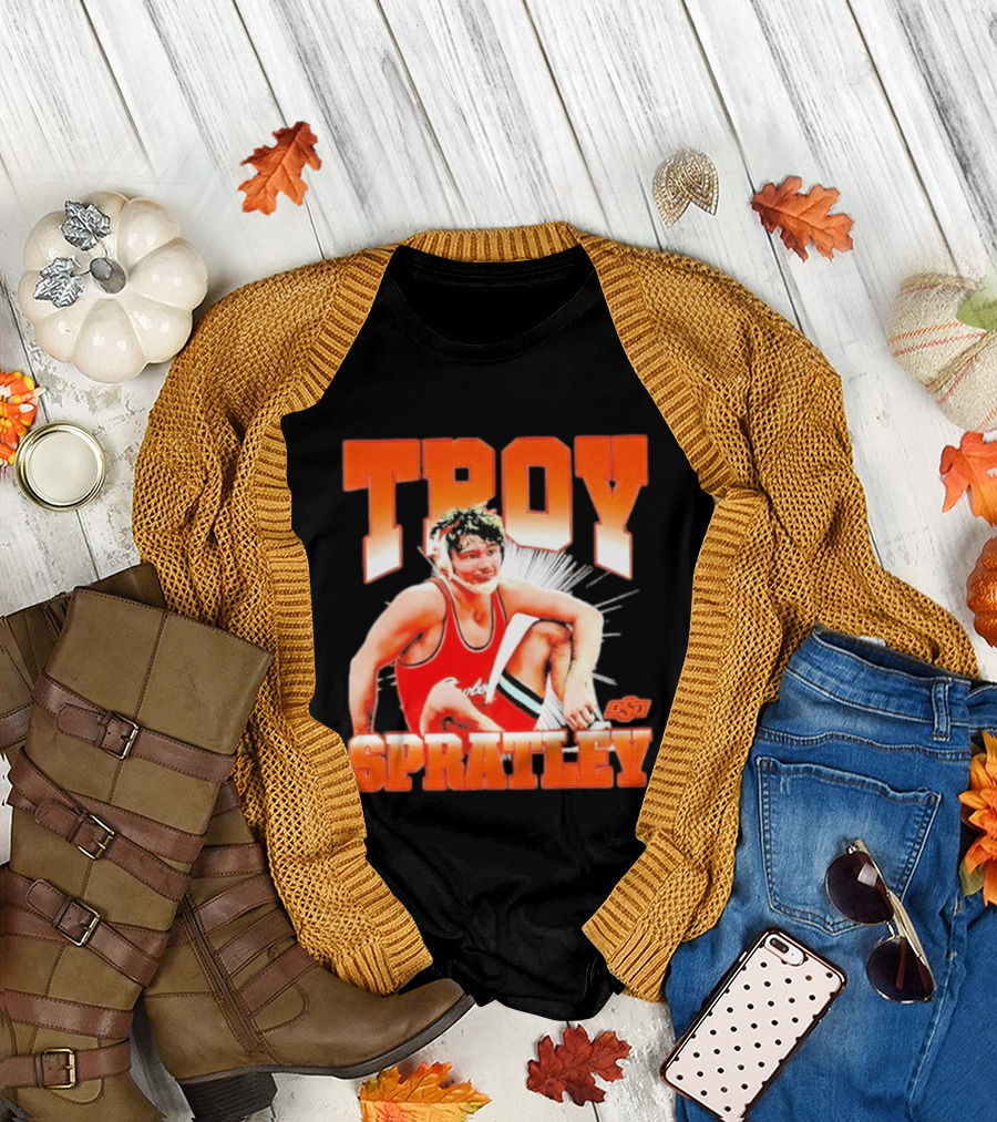 Troy Spratley OSU Oklahoma State Wrestling Player T-Shirt