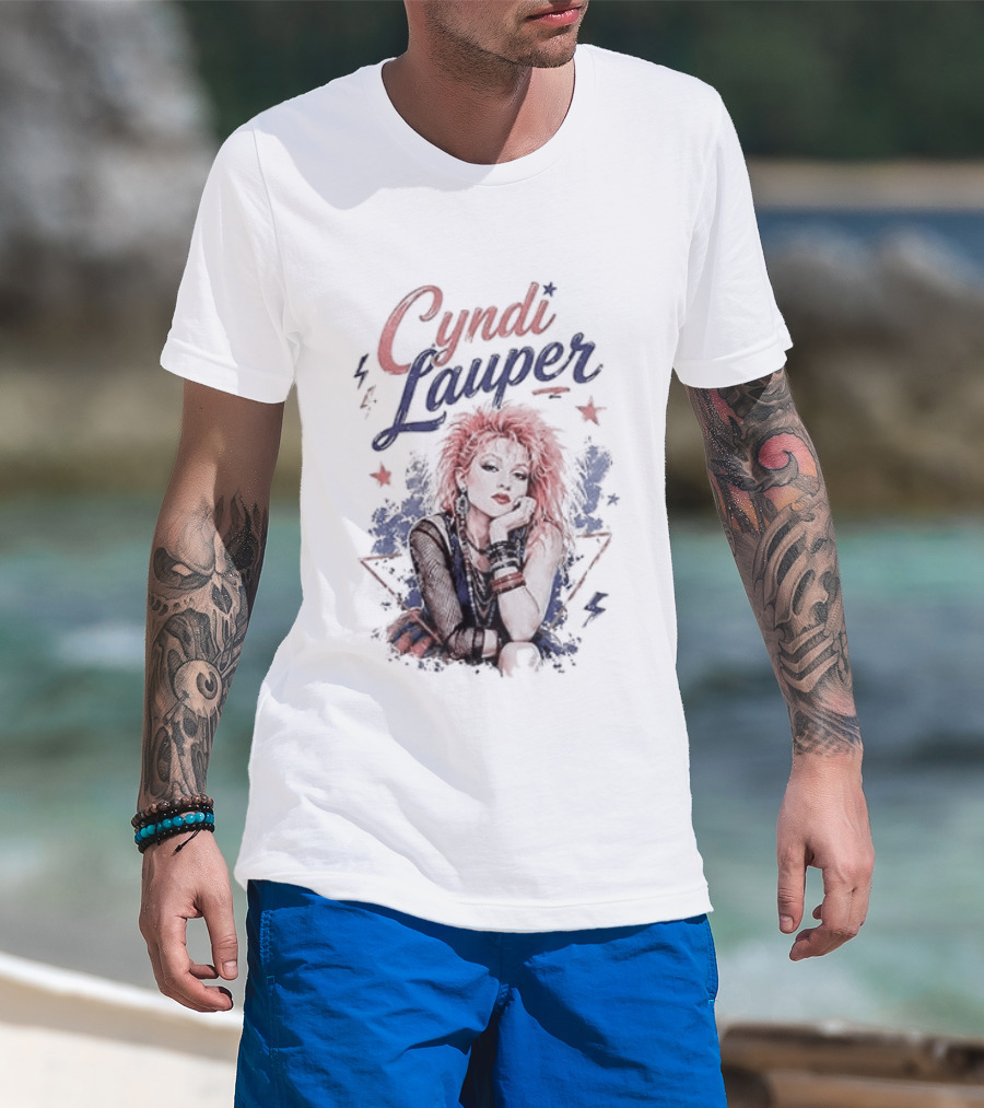 Cyndi Lauper Loud Colors Wild Heart Retro 80s T-Shirt