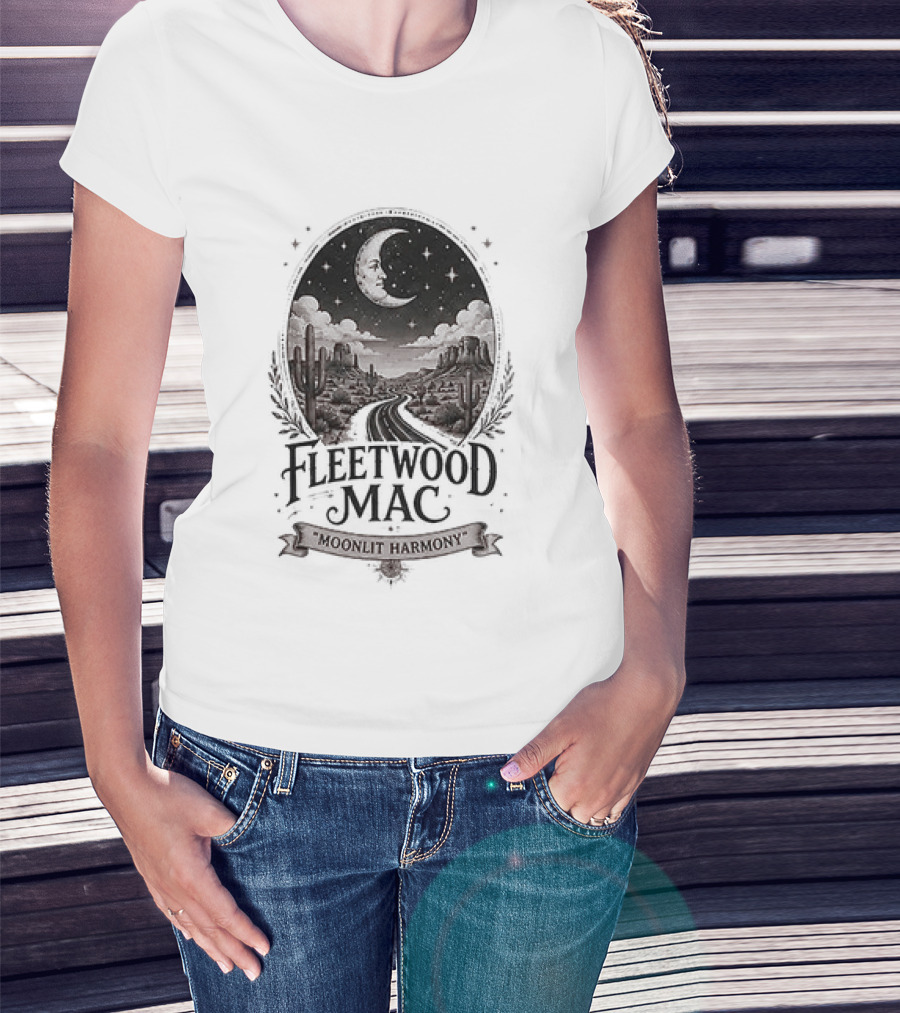 Fleetwood Mac Moonlit Harmony Nighttime T-Shirt