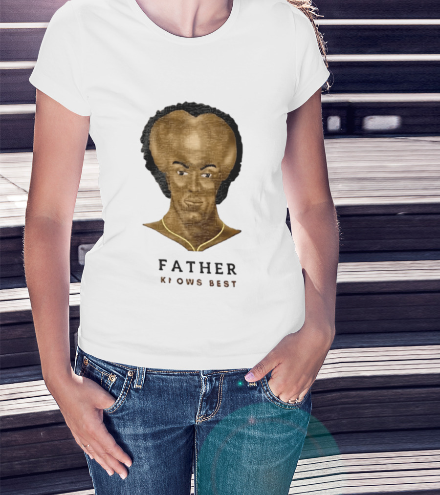 Father Knows Best Yakub Large Heart Shaped Brain T-Shirt