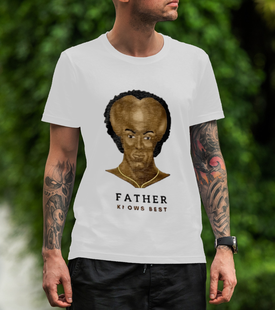 Father Knows Best Yakub Large Heart Shaped Brain T-Shirt