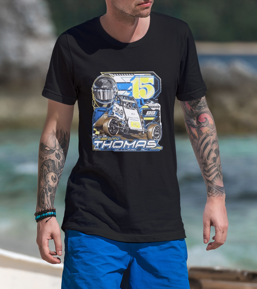 Kevin Thomas Cullman 15 Car Racing BB Performance T-Shirt