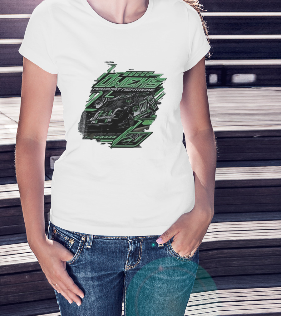 Jimmy Owens Newport Nightmare 20 Car Racing Ultimate 64 Dirt Track 2023 T-Shirt