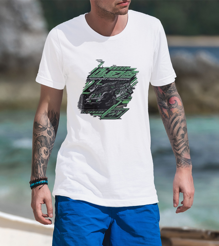 Jimmy Owens Newport Nightmare 20 Car Racing Ultimate 64 Dirt Track 2023 T-Shirt