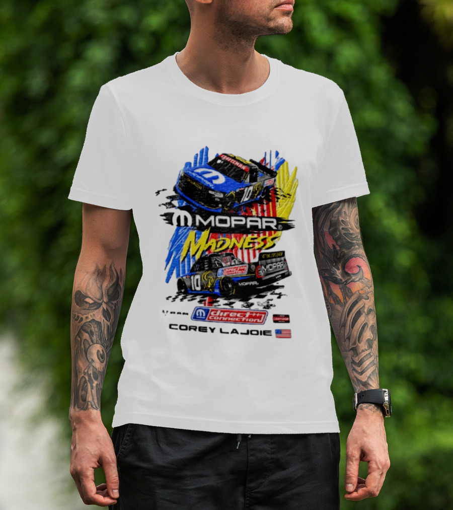 Kaulig Racing Corey LaJoie Mopar Madness 10 Direct Connection NASCAR 2023 T-Shirt