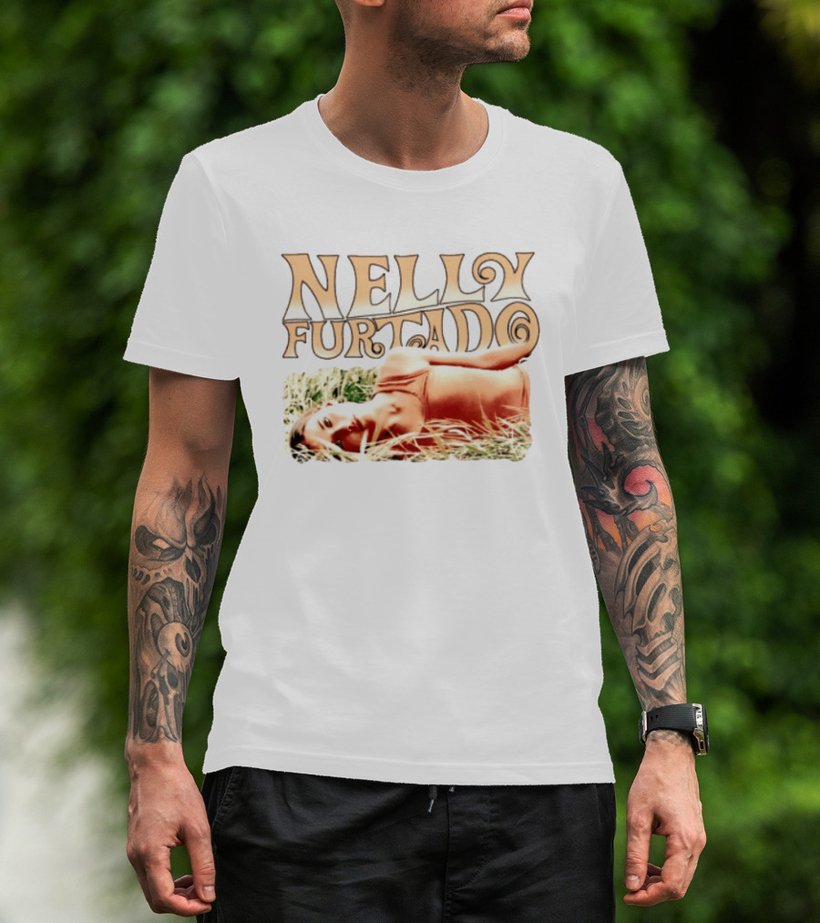 Nelly Furtado Woah Nelly Album Cover Image T-Shirt
