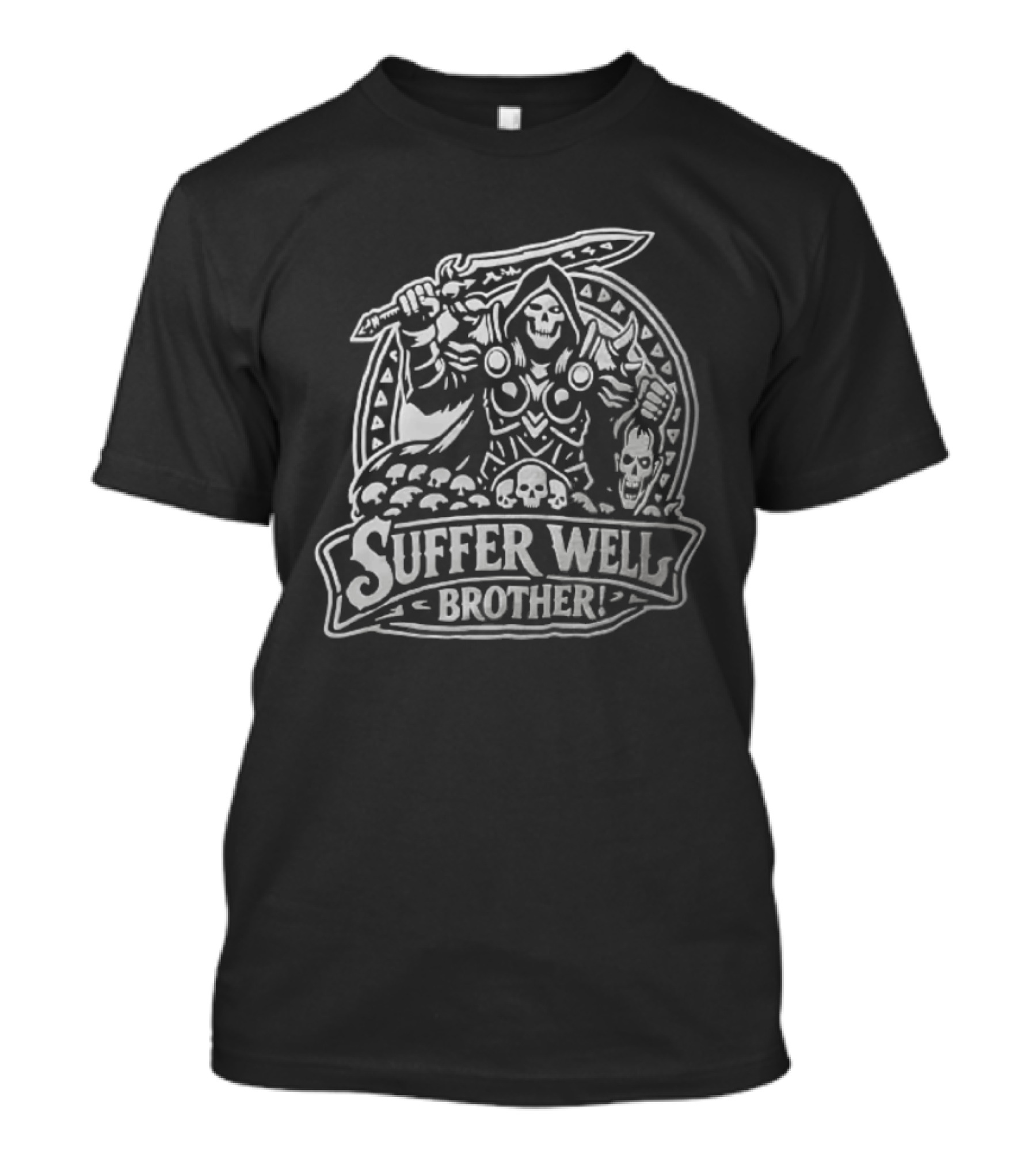 Arthas Menethil Lich King Warcraft Suffer Well Brother T-Shirt