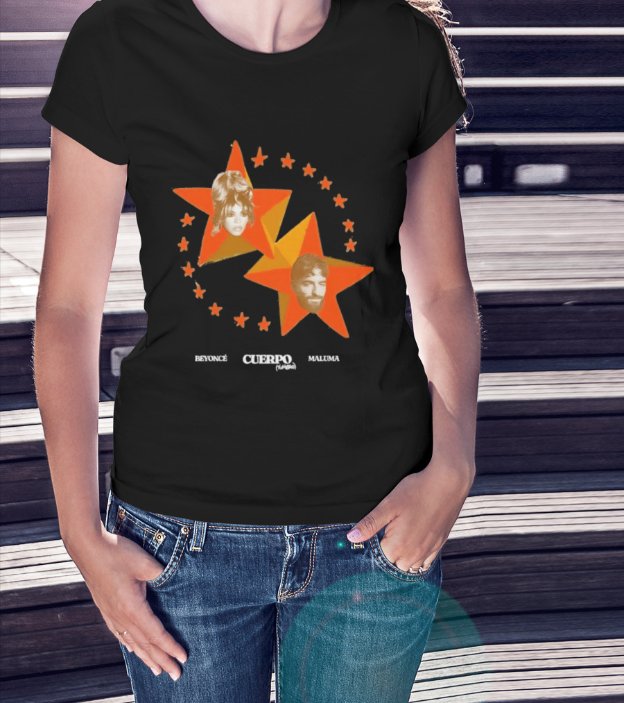 Beyoncé Maluma Cuerpo Tumbao Latin Pop Starry T-Shirt