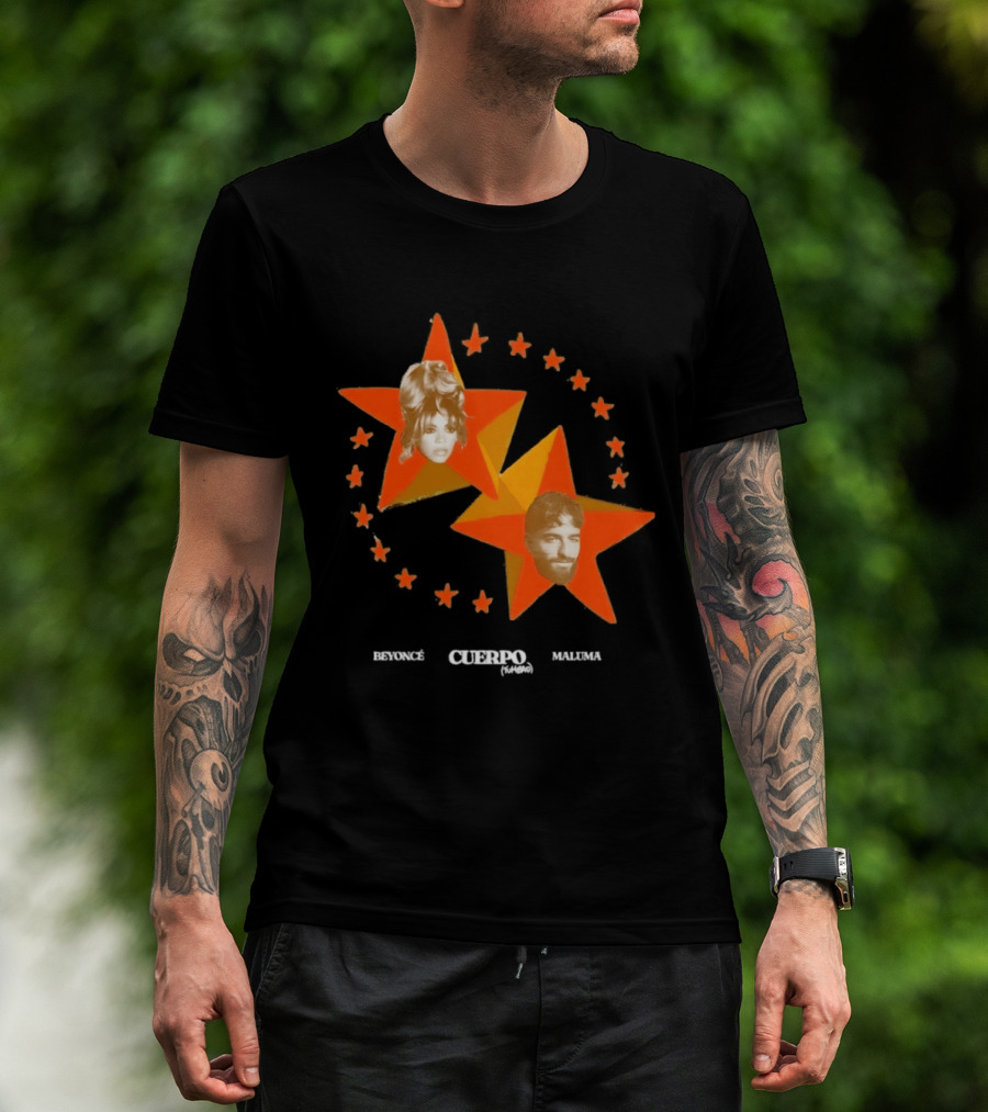 Beyoncé Maluma Cuerpo Tumbao Latin Pop Starry T-Shirt