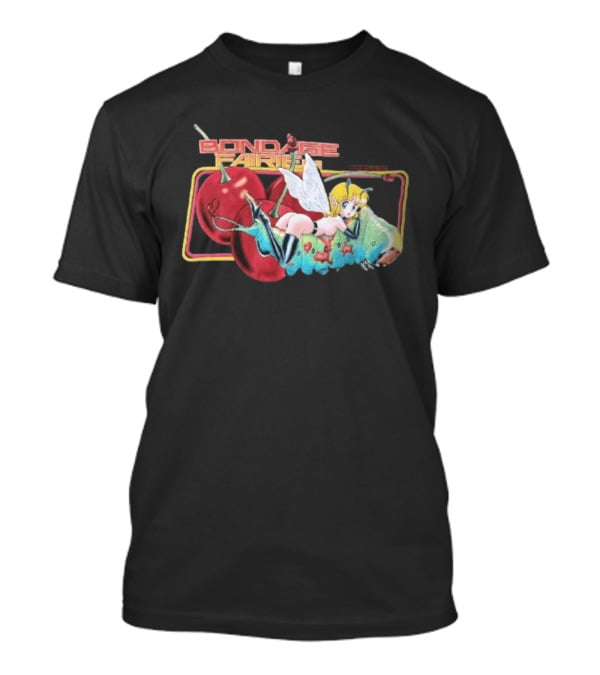 Bondage Fairies Anime Fairy On Caterpillar With Cherries T-Shirt