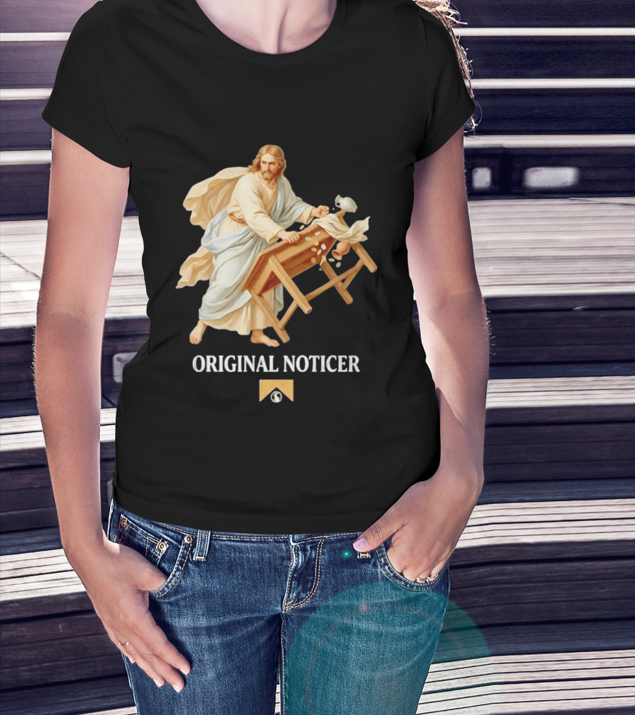Jesus Christ Original Noticer Temple Cleansing Visual T-Shirt