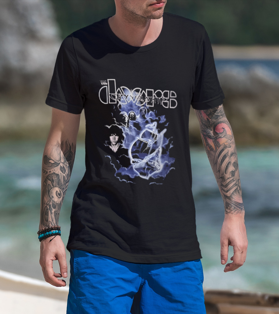 The Doors Jim Morrison Crystal Ship Lyrics And Band Members T-Shirt