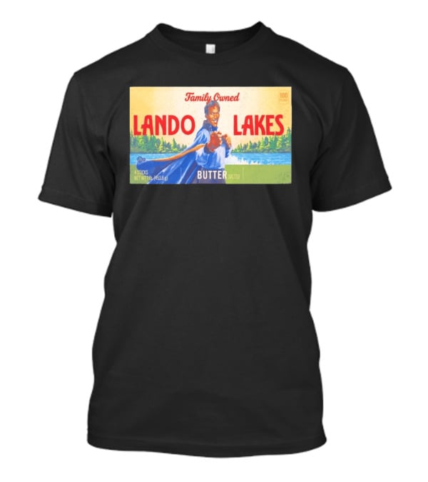 Family Owned Lando Lakes Butter Star Wars Mashup T-Shirt