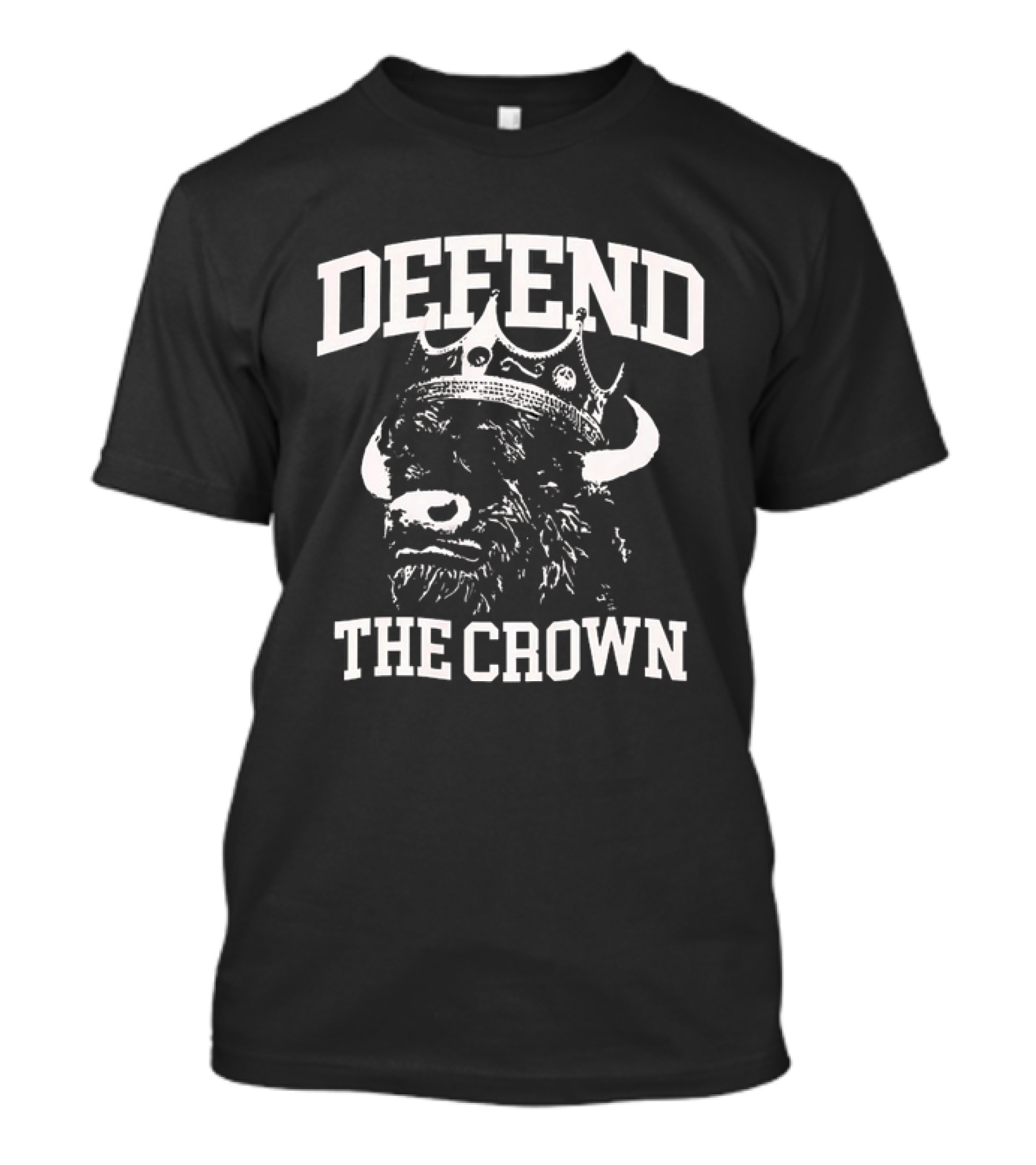 Defend The Crown Buffalo King Bison T-Shirt