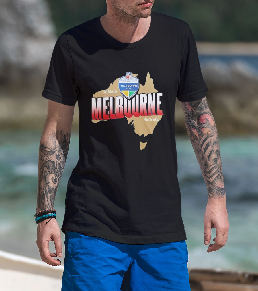 49ers In Melbourne Australia NFL Game 2026 T-Shirt