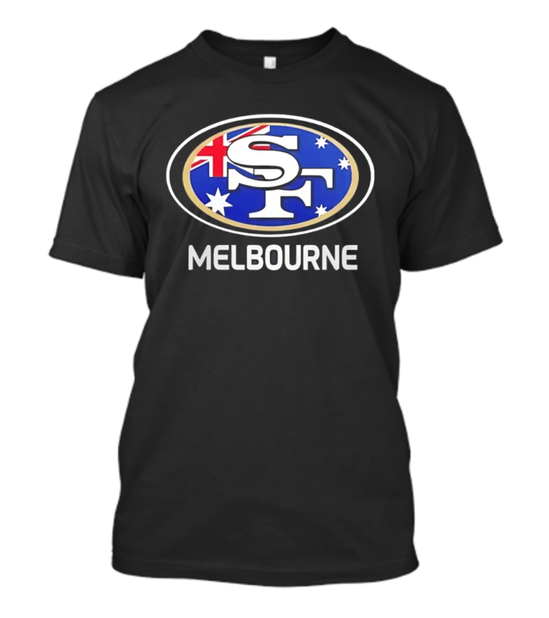 San Francisco 49ers Australia Melbourne Flag T-Shirt