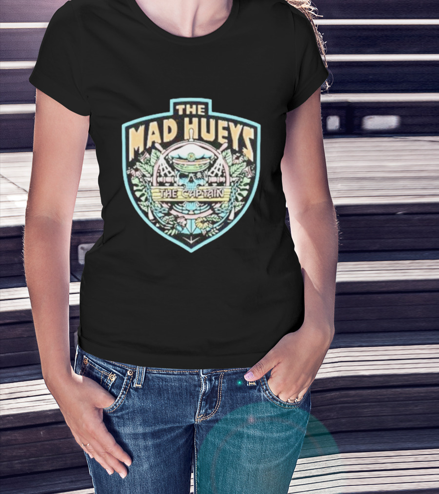The Mad Hueys The Captain Skull Nautical T-Shirt
