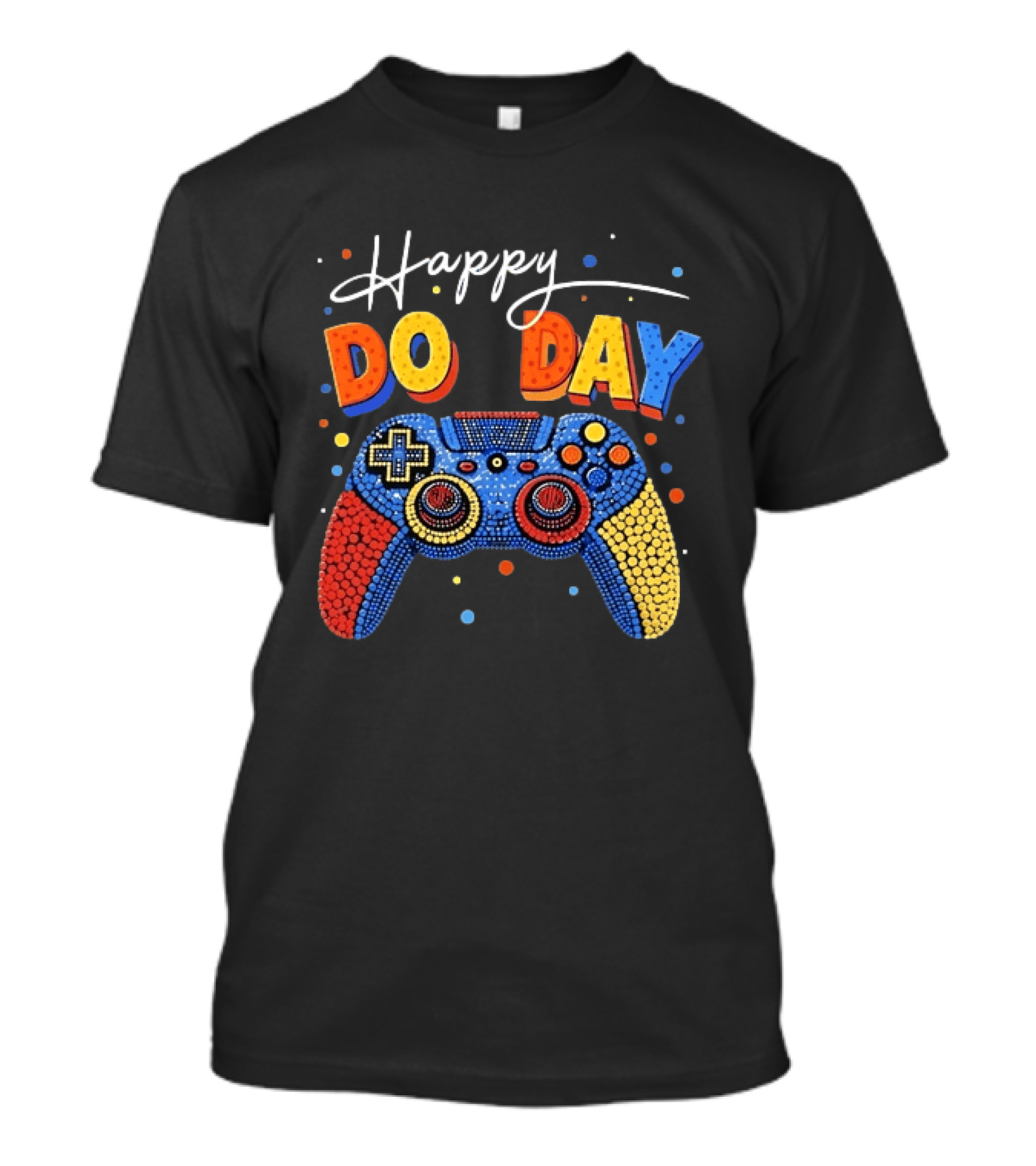 Happy Dot Day Gaming Controller Video Game Celebration T-Shirt