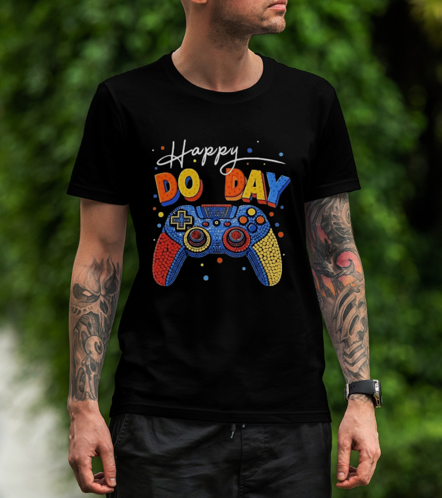 Happy Dot Day Gaming Controller Video Game Celebration T-Shirt