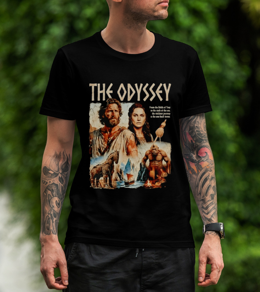 The Odyssey Journey From The Fields Of Troy To The Ends Of The Sea T-Shirt