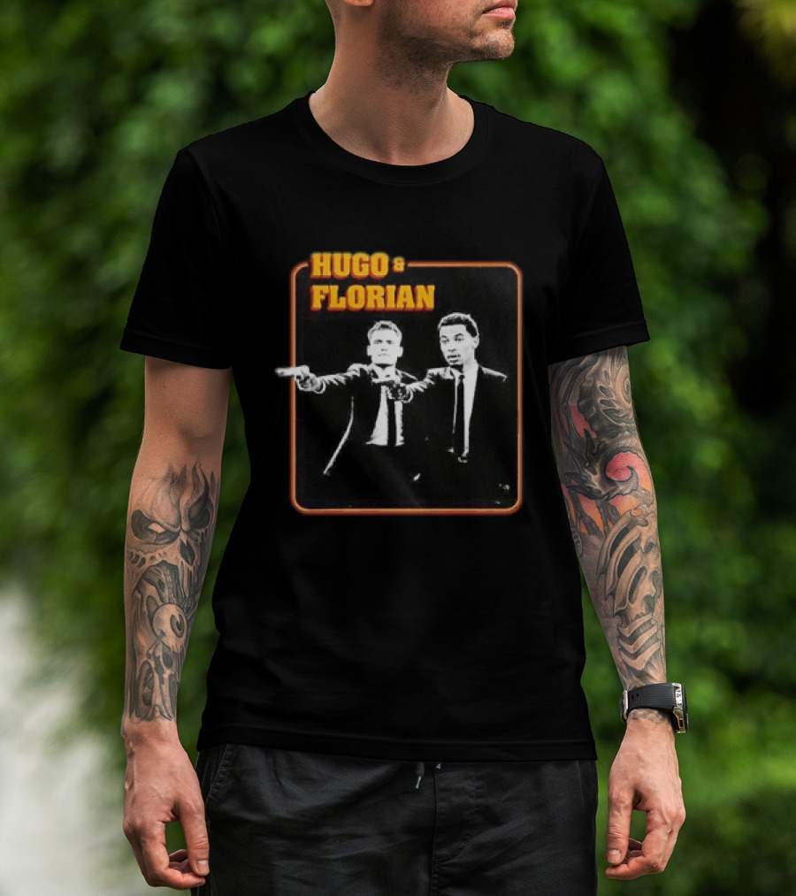 Hugo Ekitike Florian Wirtz Pulp Fiction Style Liverpool Fan T-Shirt