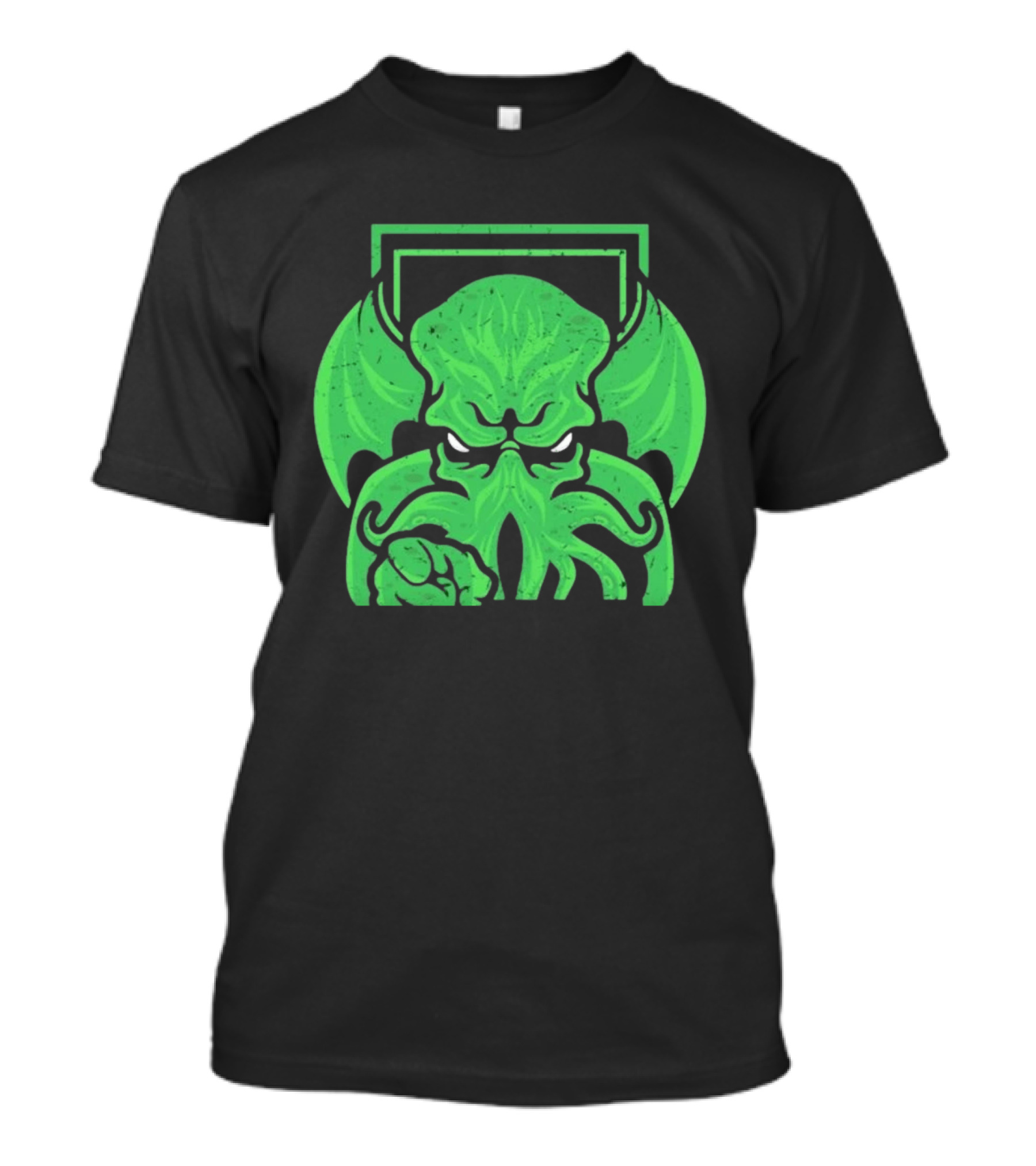 I Want Cthulhu YOU To Obey Commanding Green Creature T-Shirt