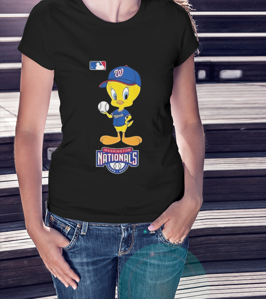 Washington Nationals Tweety Bird Baseball MLB T-Shirt