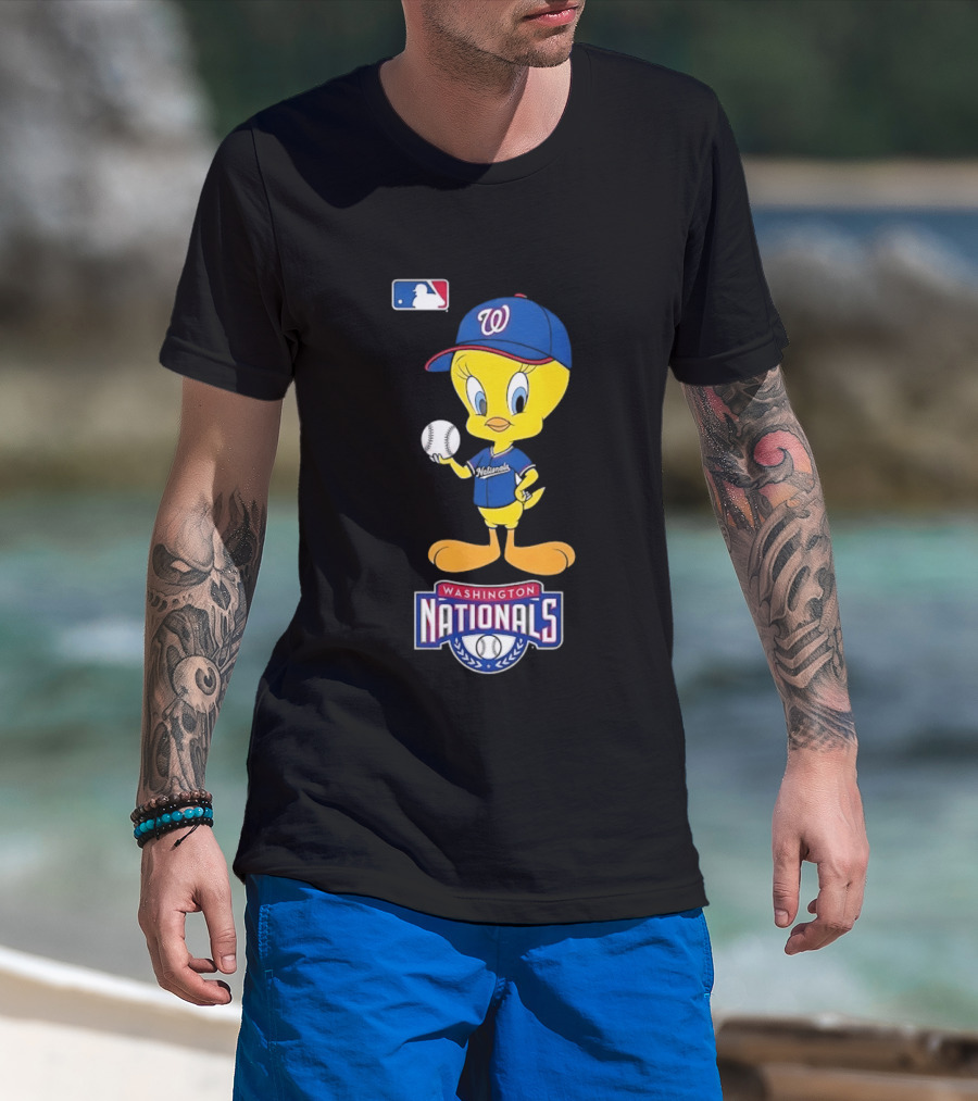 Washington Nationals Tweety Bird Baseball MLB T-Shirt