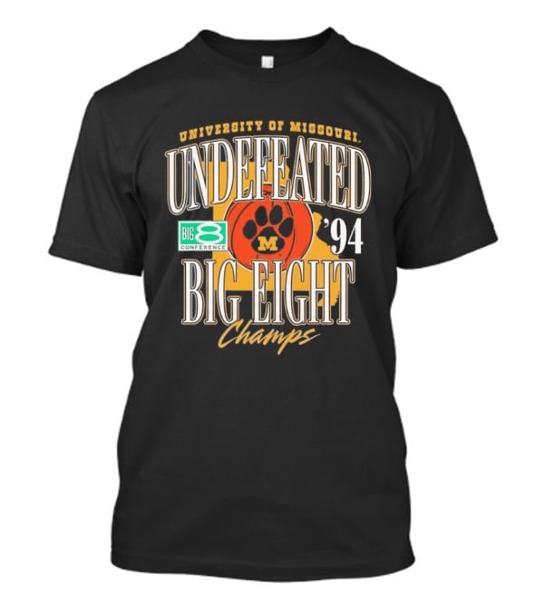 University Of Missouri Big Eight Undefeated Champions 1994 T-Shirt