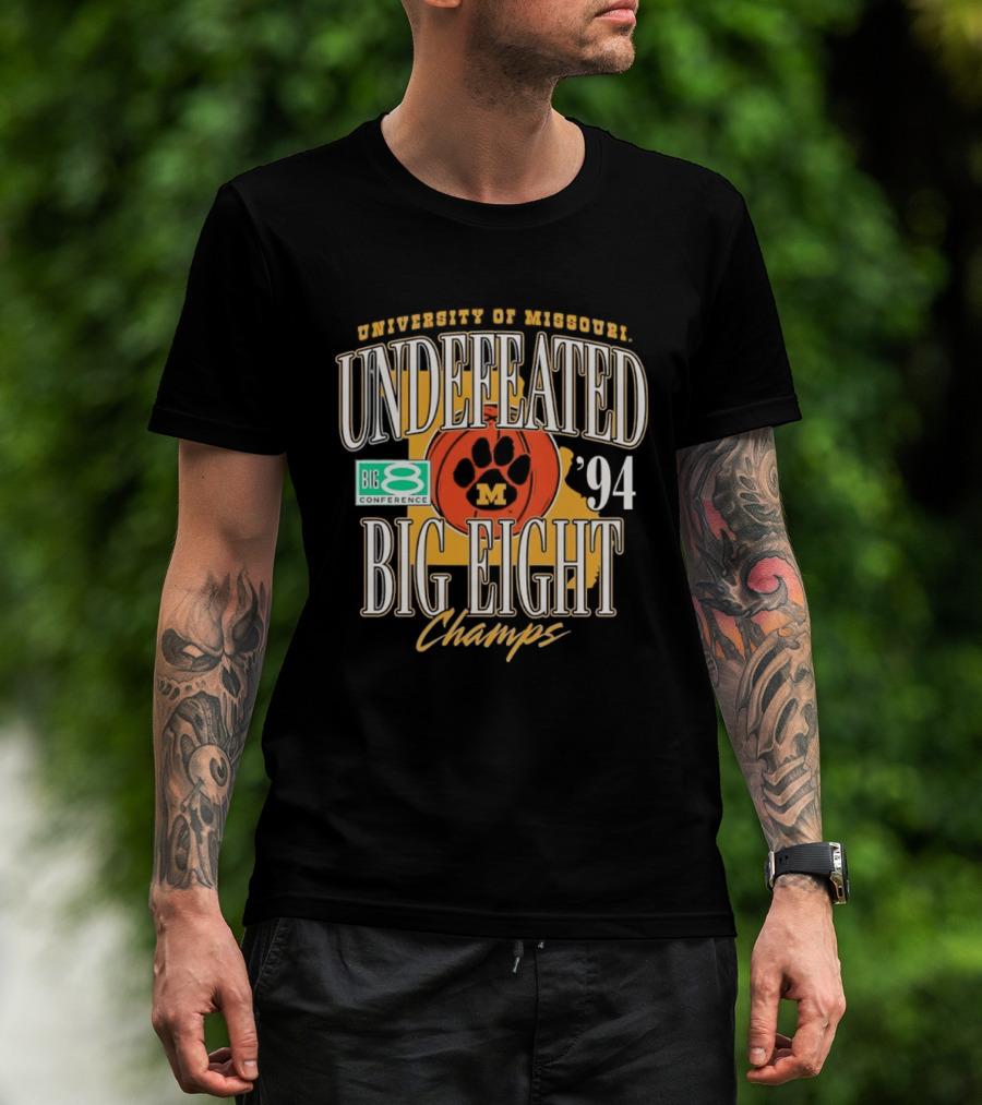 University Of Missouri Big Eight Undefeated Champions 1994 T-Shirt