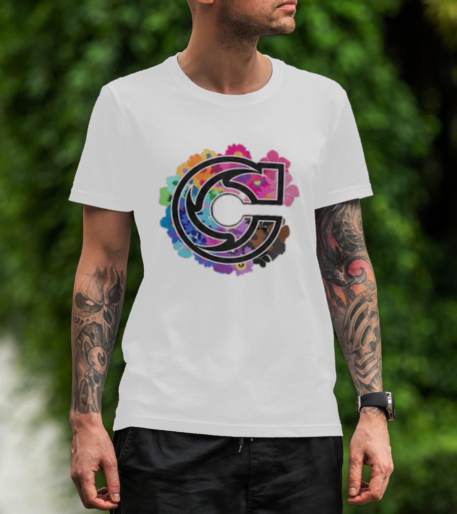 Cincinnati Cyclones 2026 Pride Night Jersey Giveaway Colorful Floral C T-Shirt