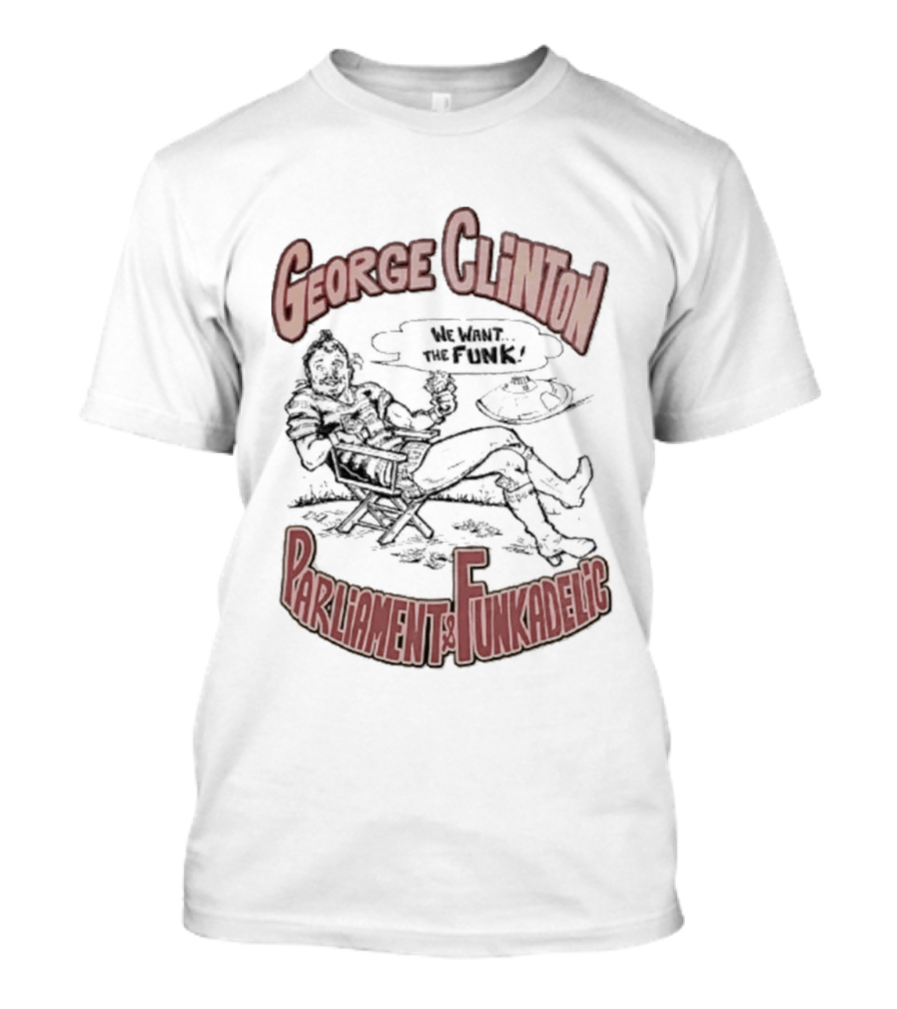George Clinton We Want The Funk Parliament Funkadelic T-Shirt