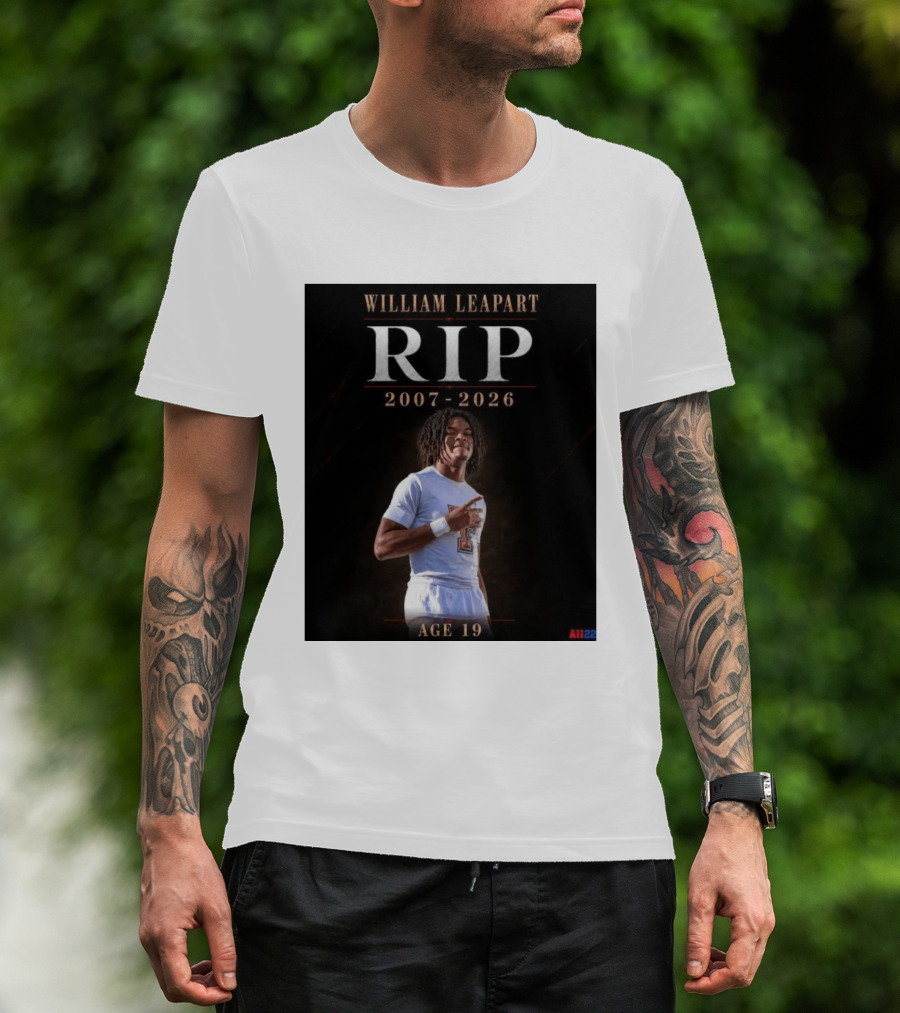 William Leapart RIP 2007 2026 Age 19 T-Shirt