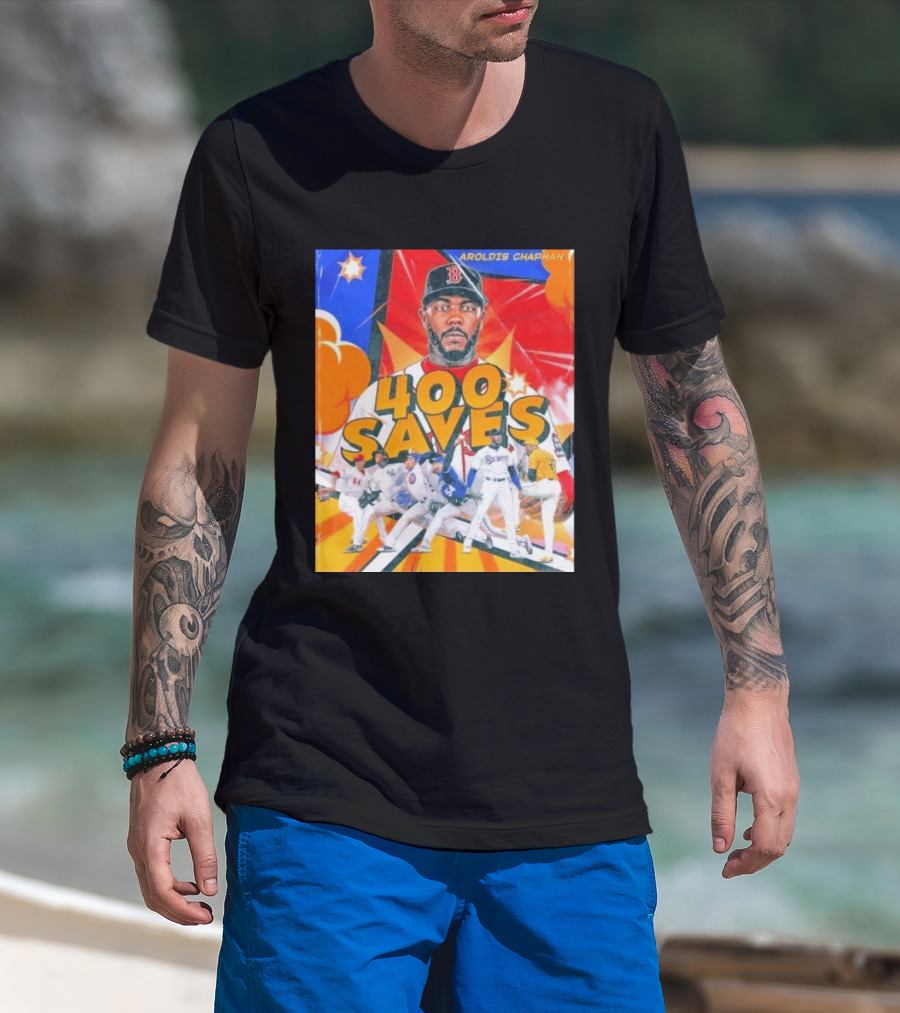 Aroldis Chapman MLB 400 Saves Record Pitcher Highlights T-Shirt