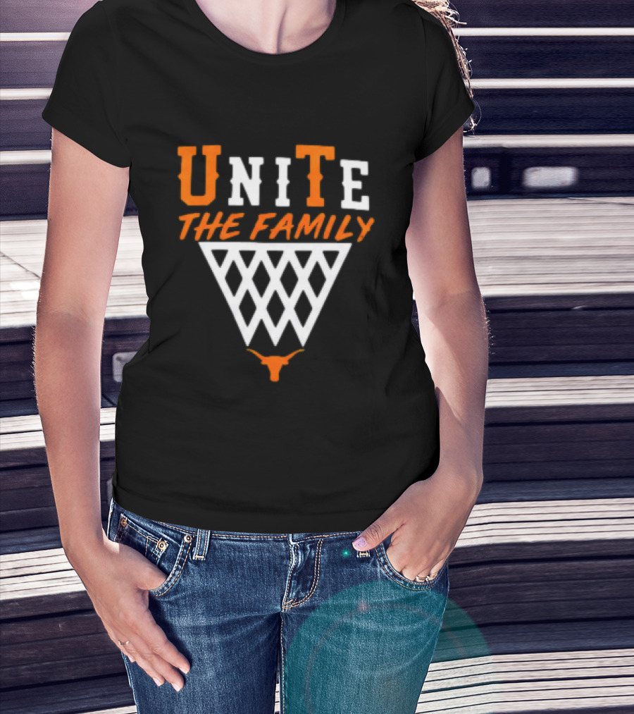 Unite The Family Mohamed Bamba Texas Longhorns Basketball Motif T-Shirt
