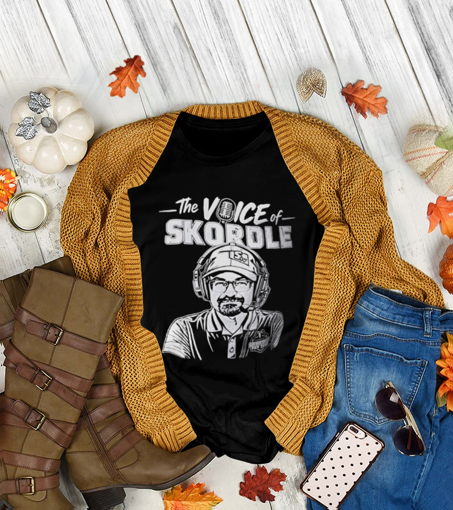The Voice Of Skordle Podcast Broadcaster Sports Commentator T-Shirt